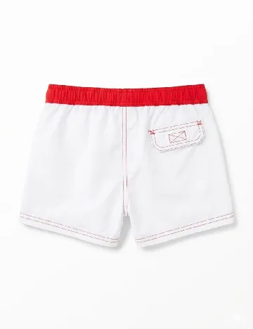 Short de baie Zara, alb
