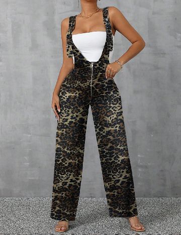 Salopeta SHEIN, animal print
