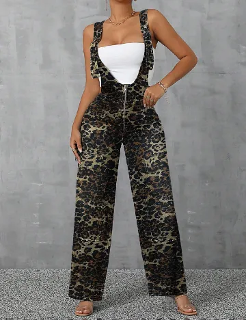 Salopeta SHEIN, animal print