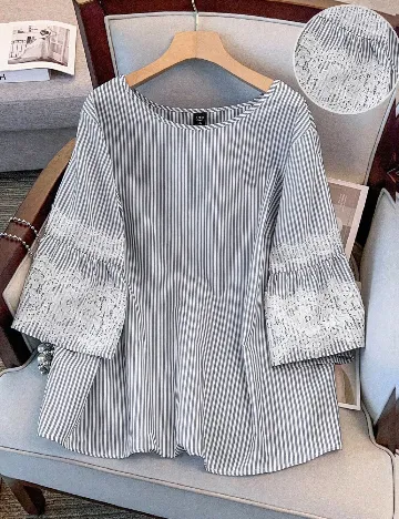 Bluza SHEIN CURVE, gri