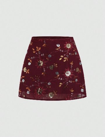 Fusta SHEIN, visiniu