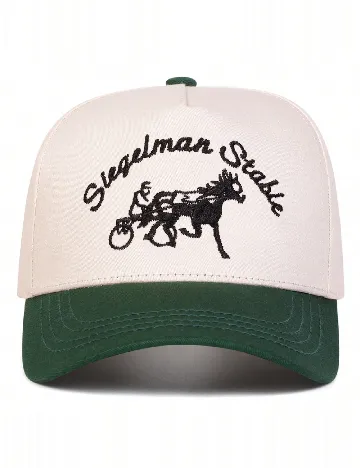 Sapca SHEIN, crem/verde