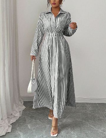 Rochie lunga SHEIN, gri