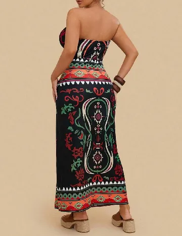 Rochie lunga SHEIN CURVE, mix culori