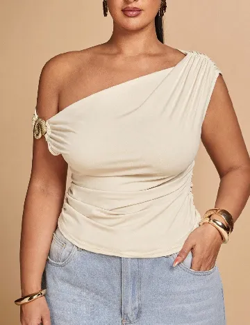 Bluza SHEIN CURVE, crem