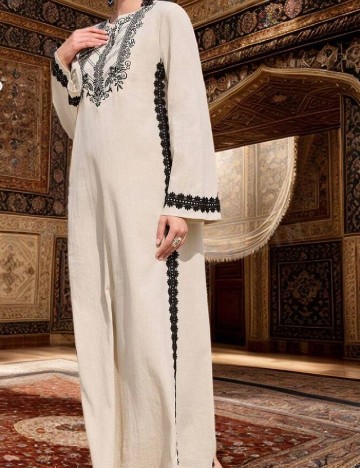 Rochie lunga SHEIN, crem