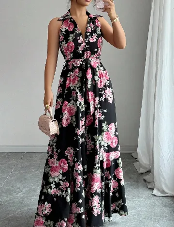 Rochie lunga SHEIN, floral print
