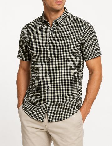Camasa Bershka, verde
