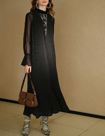 Rochie lunga MOTF, negru
