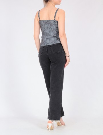 Top Bershka, gri