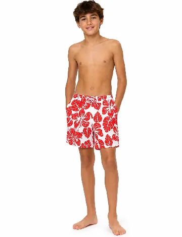 Short de baie Zara, rosu