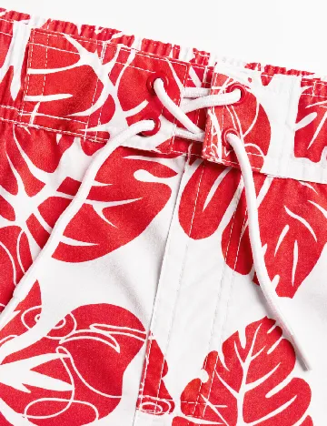 Short de baie Zara, rosu