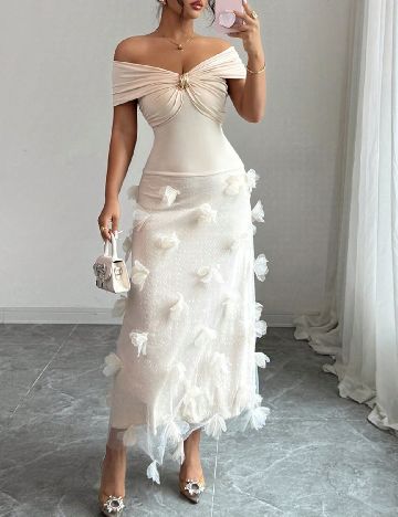 Rochie lunga SHEIN, bej
