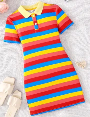 Rochie Shein Kids, mix culori