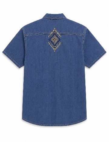 Camasa Bershka, albastru