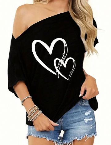 Bluza Oversize SHEIN, negru
