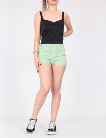Top Bershka, negru