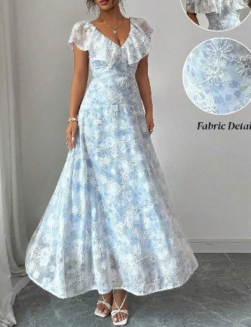 Rochie lunga SHEIN, albastru