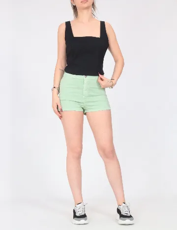 Top Bershka, negru