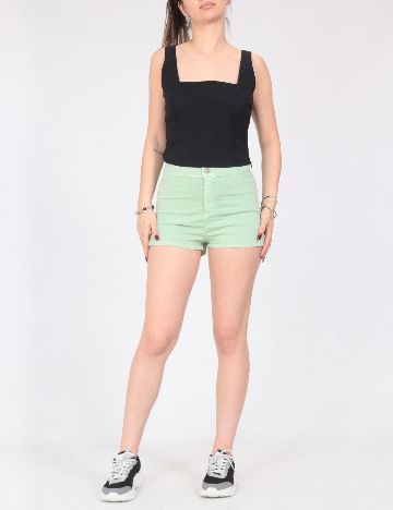 Top Bershka, negru