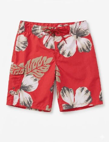 Short de baie Zara, rosu