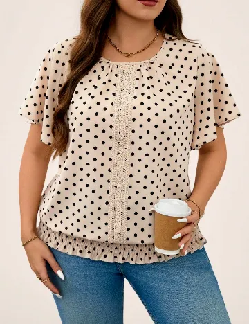 Bluza Emery Rose Curve, crem