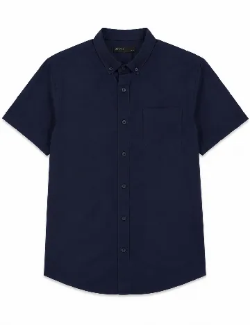 Camasa Bershka, bleumarin inchis