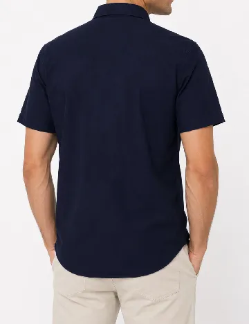 Camasa Bershka, bleumarin inchis