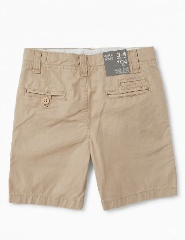 Pantaloni scurti Zara, crem