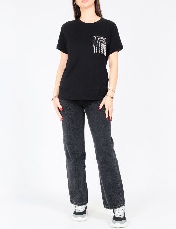 Tricou Bershka, negru