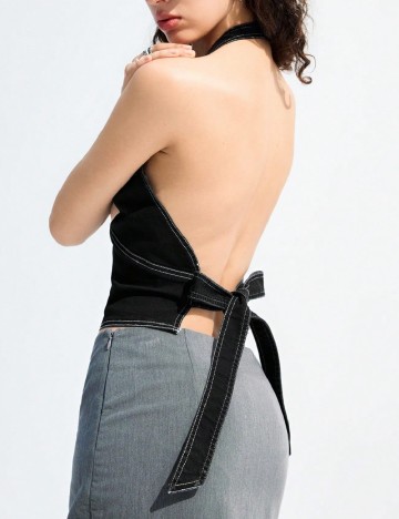 Top SHEIN, negru