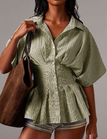 Camasa SHEIN, verde