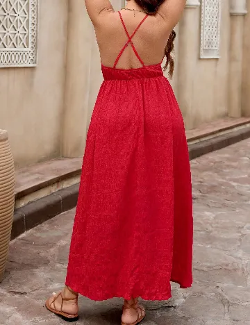 Rochie lunga SHEIN CURVE, rosu