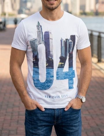 Tricou Bershka, alb