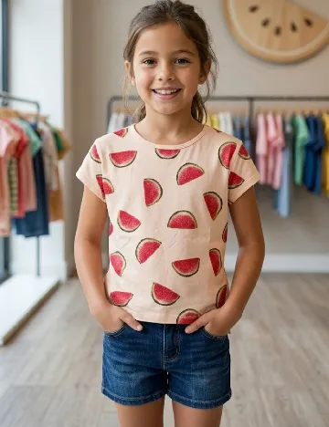Tricou Zara, crem