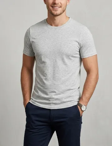 Tricou Bershka, gri