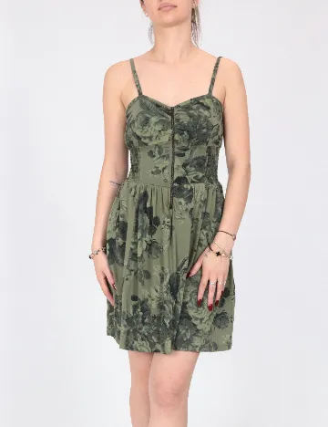 Rochie scurta Bershka, verde
