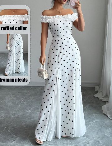 Rochie lunga SHEIN, alb