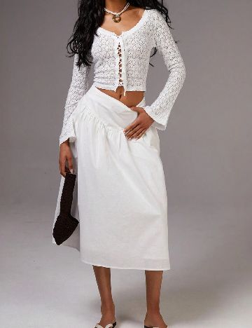 Top SHEIN, alb
