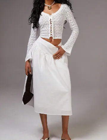 Top SHEIN, alb