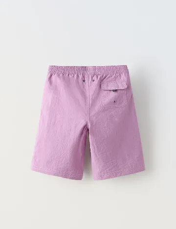 Pantaloni scurti Zara, mov