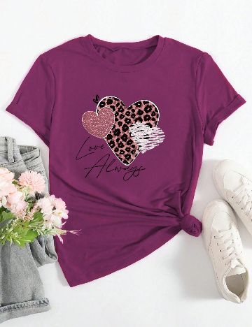 Tricou SHEIN CURVE, mov