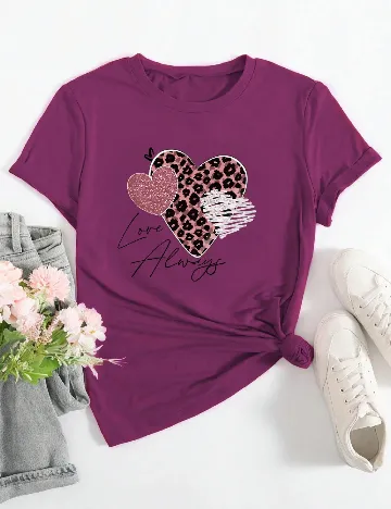 Tricou SHEIN CURVE, mov