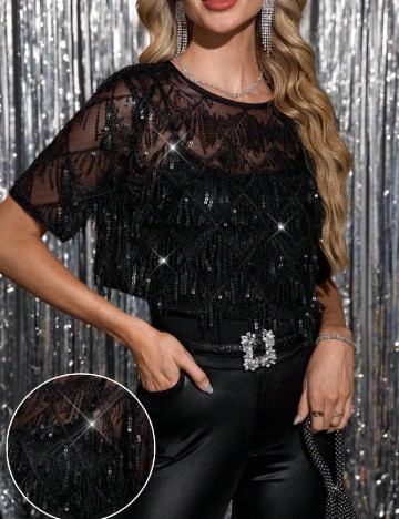 Bluza SHEIN, negru