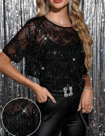 Bluza SHEIN, negru