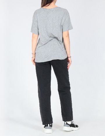 Tricou Pull&Bear, gri