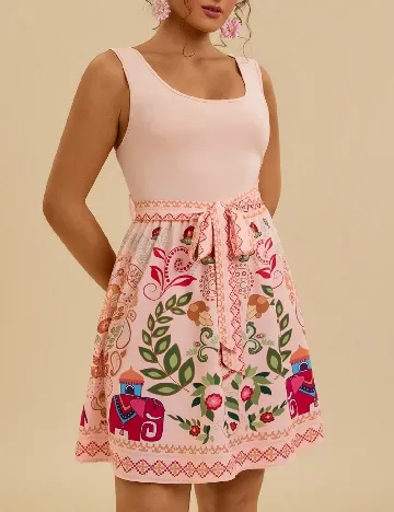 Rochie scurta SHEIN CURVE, mix culori