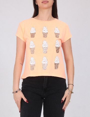 Tricou Zara, portocaliu