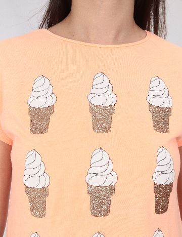 Tricou Zara, portocaliu