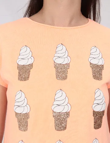 Tricou Zara, portocaliu